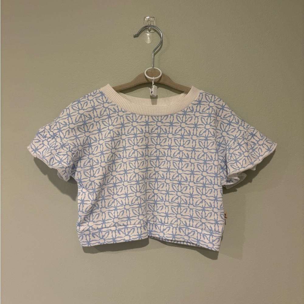 BearPaw Blue and White Kids Matching Short Set - Picture 2 of 3
